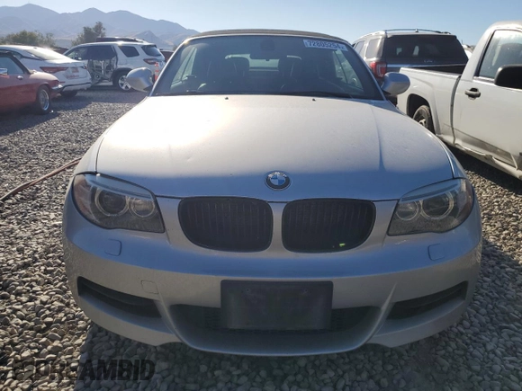 2013 BMW 1 Series 135i with VIN WBAUN7C55DVM27831, listed as a Copart auction lot 72805254 with 210,859 mi miles and Clean Title. Bid and sale history available at carsss.com. Image 5.