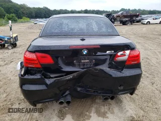 2011 BMW M3 with VIN WBSDX9C54BE584619, listed as a Copart auction lot 57599294 with 130,976 mi miles and Salvage Title. Bid and sale history available at carsss.com. Image 6.