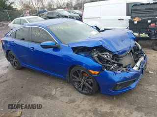 2019 Honda Civic Sport with VIN 19XFC2F83KE012213, listed as a IAAI auction lot 41481312 with 94,441 mi miles and . Bid and sale history available at DreamBid. Image 1.
