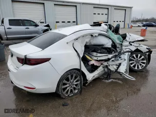 2020 Mazda Mazda3 Sedan Premium Package with VIN 3MZBPAEMXLM132977, listed as a Copart auction lot 47425115 with 0 mi miles and Salvage Title. Bid and sale history available at carsss.com. Image 3.