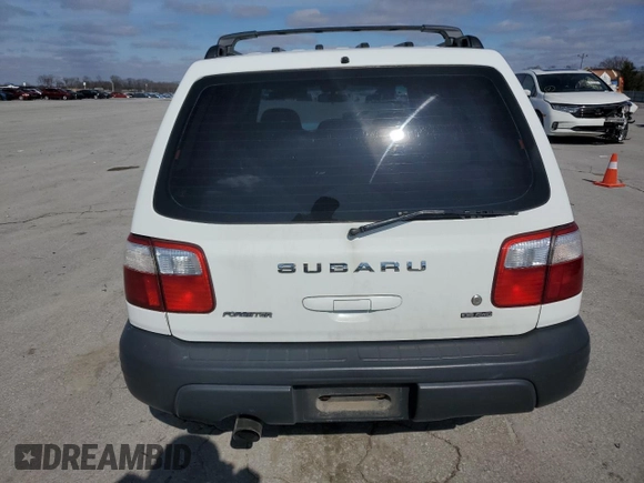 2001 Subaru Forester L with VIN JF1SF63541H711842, listed as a Copart auction lot 45589005 with 312,062 mi miles and Salvage Title. Bid and sale history available at carsss.com. Image 6.