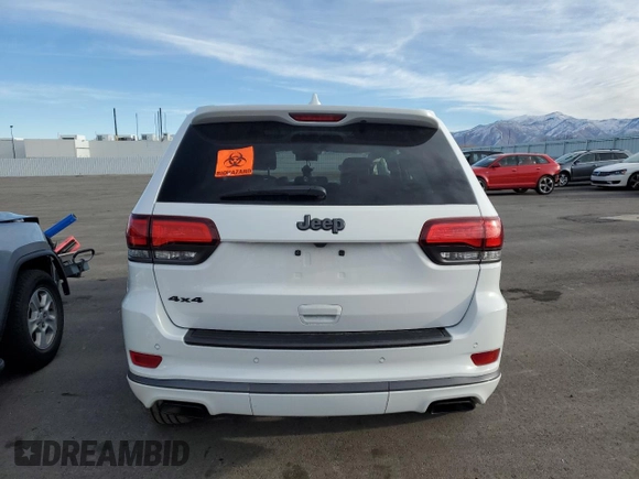 2019 Jeep Grand Cherokee High Altitude with VIN 1C4RJFCG4KC696136, listed as a Copart auction lot 46701345 with Not provided miles and Salvage title. Bid and sale history available at DreamBid. Image 6.