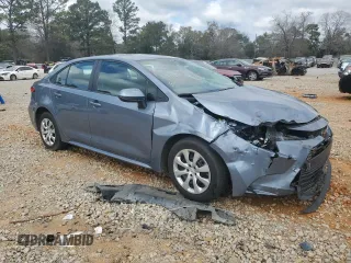 2024 Toyota Corolla LE with VIN 5YFB4MDE5RP167628, listed as a Copart auction lot 48337045 with 20,232 mi miles and Salvage Title. Bid and sale history available at DreamBid. Image 4.