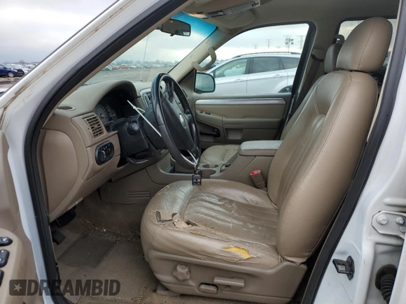 2004 Mercury Mountaineer Convenience with VIN 4M2ZU86K74UJ15058, listed as a Copart auction lot 84393964 with 141,656 mi miles and Salvage title. Bid and sale history available at DreamBid. Image 7.