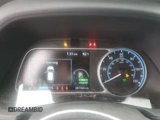 2023 Nissan LEAF S with VIN 1N4AZ1BV6PC553744, listed as a Copart auction lot 53261715 with 26,742 mi miles and Salvage Title. Bid and sale history available at DreamBid. Image 9.