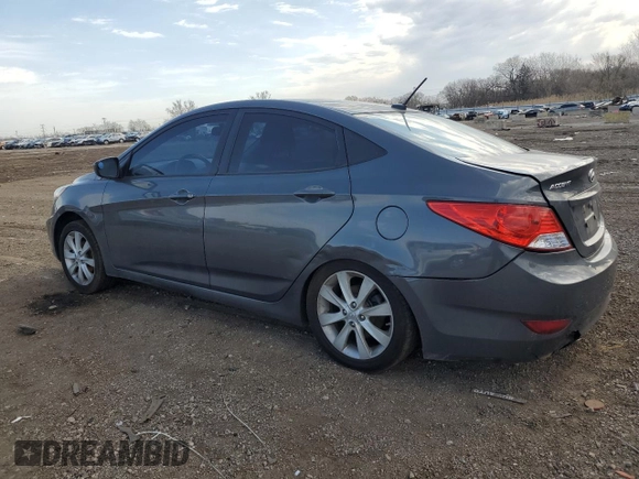 2012 Hyundai Accent GLS z VIN KMHCU4AE4CU185892, wystawiony jako Copart lot #52803675 z przebiegiem 168 792 mil mil oraz Szkoda całkowita • Salvage title. Historia ofert i sprzedaży dostępna na DreamBid. Obrazek 2.