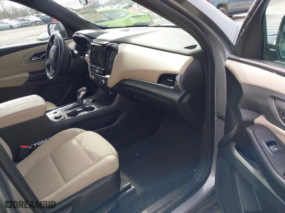 2023 Chevrolet Traverse LT Cloth with VIN 1GNEVGKW7PJ242071, listed as a IAAI auction lot 41799940 with 46,698 mi miles. Bid and sale history available at carsss.com. Image 5.