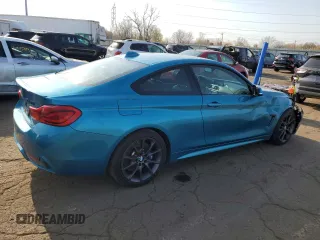 2018 BMW 4 Series 430i with VIN WBA4W3C59JAF91465, listed as a Copart auction lot 77707684 with 49,258 mi miles and Clean Title. Bid and sale history available at DreamBid. Image 3.