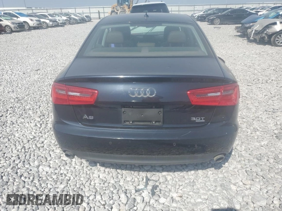 2012 Audi A6 Premium Plus with VIN WAUBGAFC9CN004354, listed as a Copart auction lot 46267635 with Not provided miles and Salvage title. Bid and sale history available at DreamBid. Image 6.