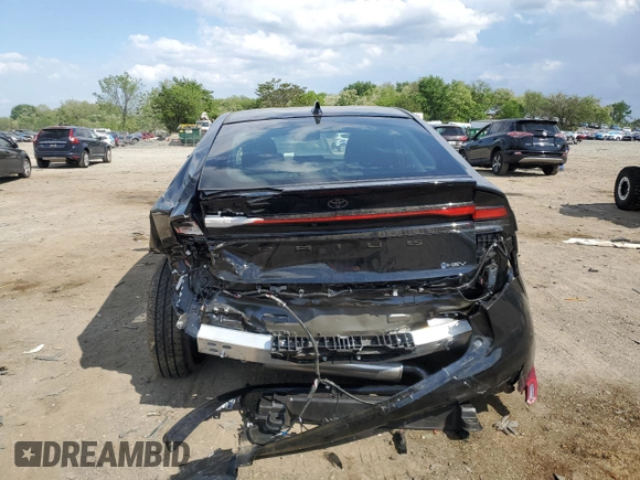 2024 Toyota Prius LE with VIN JTDACAAU1R3047729, listed as a Copart auction lot 55657455 with 2,092 mi miles and Salvage Title. Bid and sale history available at DreamBid. Image 6.