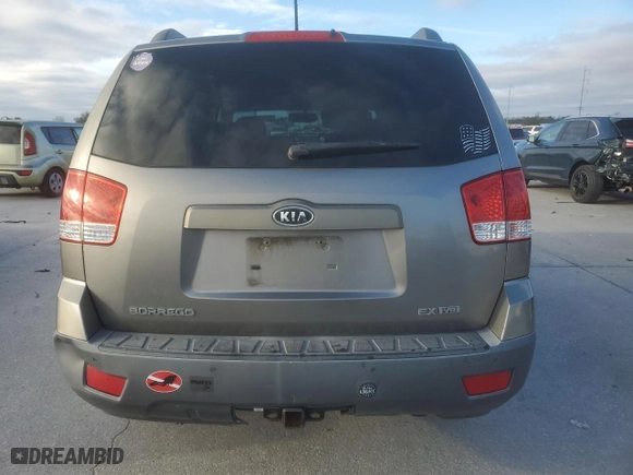 2009 Kia Borrego EX with VIN KNDJJ742995026585, listed as a Copart auction lot 86527134 with 203,848 mi miles and Clean Title. Bid and sale history available at carsss.com. Image 6.