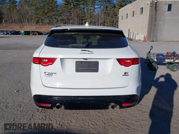 2019 Jaguar F-Pace S with VIN SADCM2FV9KA602624, listed as a IAAI auction lot 41281486 with 78,966 mi miles and . Bid and sale history available at DreamBid. Image 16.