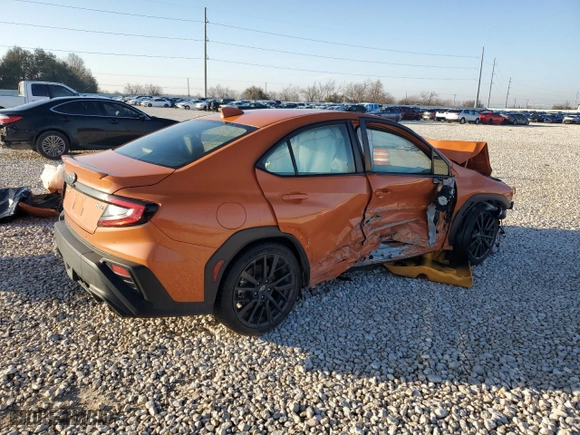 2022 Subaru WRX Limited with VIN JF1VBAN67N8019310, listed as a Copart auction lot 45497035 with 0 mi miles and Salvage Title. Bid and sale history available at carsss.com. Image 3.