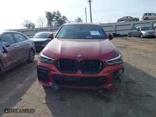 2022 BMW X6 xDrive40i with VIN 5UXCY6C02N9N38589, listed as a IAAI auction lot 41450102 with 1 mi miles. Bid and sale history available at carsss.com. Image 12.