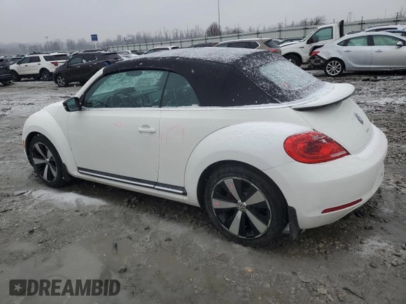2013 Volkswagen Beetle with VIN 3VW8A7AT5DM811357, listed as a Copart auction lot 43783675 with Not Provided miles and Salvage Title. Bid and sale history available at DreamBid. Image 2.
