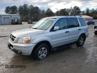 2003 Honda Pilot EX z VIN 2HKYF18793H566223, wystawiony jako Copart lot #43033495 z przebiegiem Nie podano mil oraz Czysty tytuł • Clean title. Historia ofert i sprzedaży dostępna na DreamBid. Obrazek 1.