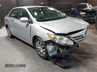 2013 Toyota Corolla L with VIN 2T1BU4EE1DC113640, listed as a IAAI auction lot 42050631 with 45,888 mi miles and . Bid and sale history available at DreamBid. Image 1.