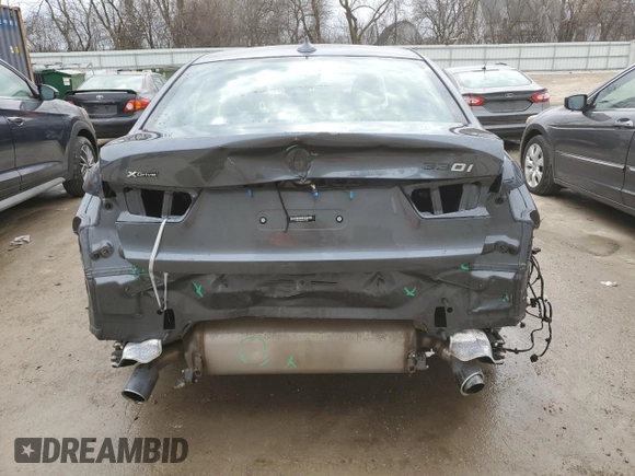 2019 BMW 3 Series 330i xDrive with VIN WBA5R7C54KAJ78726, listed as a Copart auction lot 49688165 with 51,481 mi miles and Salvage Title. Bid and sale history available at carsss.com. Image 6.