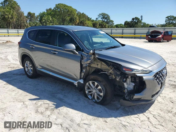 2019 Hyundai Santa Fe SE with VIN 5NMS2CAD7KH098372, listed as a Copart auction lot 50815165 with 92,377 mi miles and Non Repairable. Bid and sale history available at DreamBid. Image 4.
