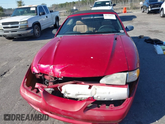 1995 Ford Mustang GT with VIN 1FALP42T3SF142808, listed as a IAAI auction lot 41758047 with 51,516 mi miles and . Bid and sale history available at DreamBid. Image 12.