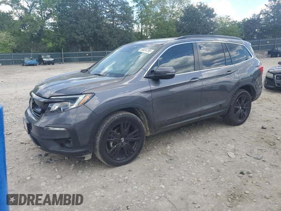 2021 Honda Pilot Special Edition with VIN 5FNYF6H29MB100339, listed as a Copart auction lot 55834795 with 45,113 mi miles and Salvage title. Bid and sale history available at DreamBid. Image 1.