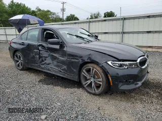 2019 BMW 3 Series 330i xDrive with VIN 3MW5R7J52K8A04913, listed as a Copart auction lot 58498355 with 59,091 mi miles and Salvage title. Bid and sale history available at DreamBid. Image 4.