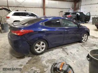 2013 Hyundai Elantra GLS with VIN 5NPDH4AE7DH185927, listed as a Copart auction lot 52011155 with 159,136 mi miles and Non Repairable. Bid and sale history available at carsss.com. Image 3.