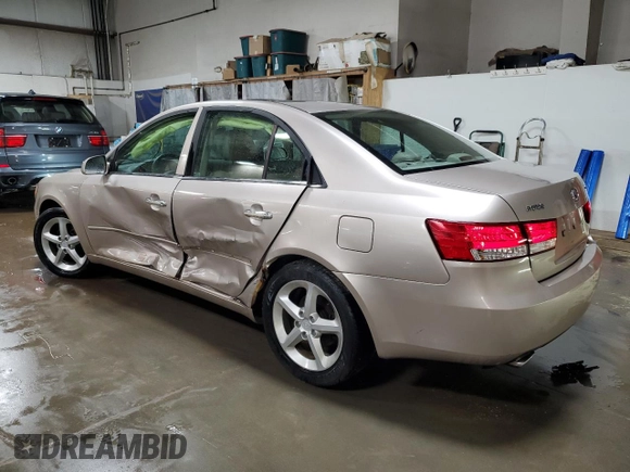 2006 Hyundai Sonata GLS with VIN 5NPEU46F36H108976, listed as a Copart auction lot 51104495 with 166,488 mi miles and Salvage Title. Bid and sale history available at DreamBid. Image 2.