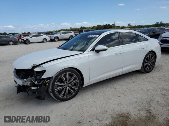 2020 Audi A6 Premium with VIN WAUD8AF28LN067720, listed as a Copart auction lot 45132483 with 47,437 mi miles. Bid and sale history available at carsss.com. Image 1.