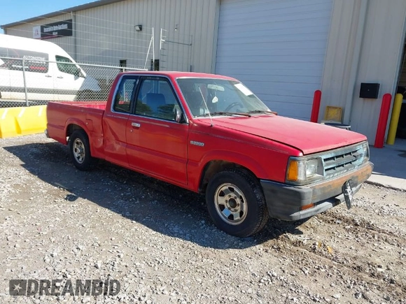 1991 Mazda B-Series Truck with VIN JM2UF3130M0121445, listed as a IAAI auction lot 41646079 with 271,494 mi miles and . Bid and sale history available at DreamBid. Image 1.
