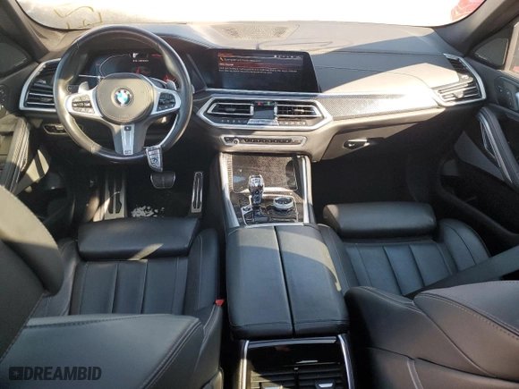2021 BMW X6 M50i with VIN 5UXCY8C02M9E21057, listed as a Copart auction lot 37975604 with 30,604 mi miles and Non Repairable. Bid and sale history available at carsss.com. Image 8.