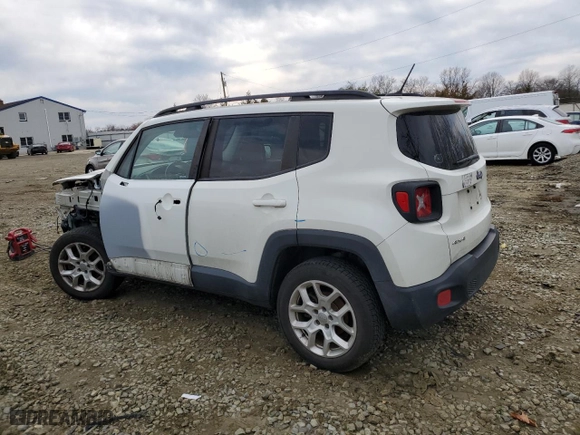 2015 Jeep Renegade Latitude with VIN ZACCJBBT8FPC10653, listed as a Copart auction lot 50023605 with 89,219 mi miles and Salvage Title. Bid and sale history available at carsss.com. Image 2.