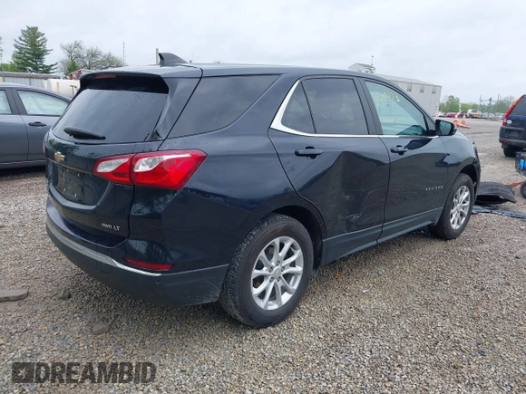 2021 Chevrolet Equinox LT with VIN 3GNAXUEV4MS122359, listed as a IAAI auction lot 42191173 with 61,190 mi miles and . Bid and sale history available at DreamBid. Image 4.