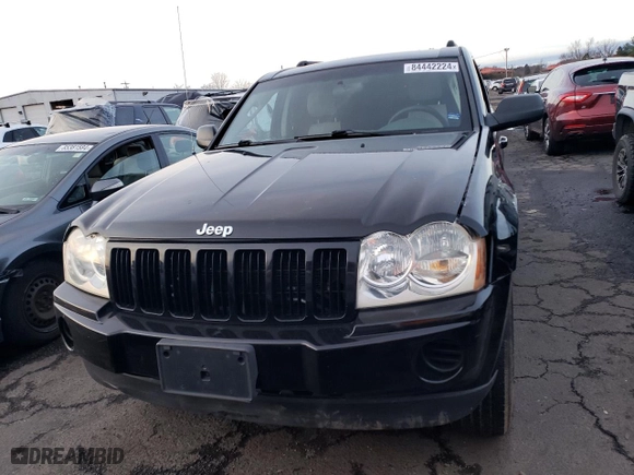 2007 Jeep Grand Cherokee Laredo with VIN 1J8GR48K17C543067, listed as a Copart auction lot 84442224 with 125,446 mi miles and Salvage Title. Bid and sale history available at carsss.com. Image 5.