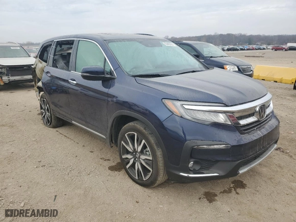 2020 Honda Pilot Touring 8-Passenger with VIN 5FNYF5H91LB023181, listed as a Copart auction lot 83487054 with 41,339 mi miles and Salvage Title. Bid and sale history available at carsss.com. Image 4.
