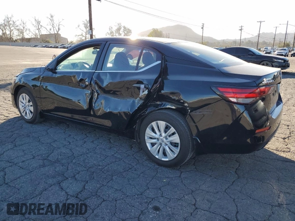 2024 Nissan Sentra S with VIN 3N1AB8BV3RY235455, listed as a Copart auction lot 46462465 with 20,589 mi miles and Salvage Title. Bid and sale history available at carsss.com. Image 2.