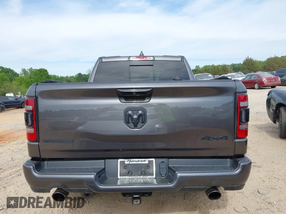 2024 Ram 1500 Lone Star with VIN 1C6SRFFT1RN125616, listed as a IAAI auction lot 42053680 with 57,274 mi miles and . Bid and sale history available at DreamBid. Image 16.