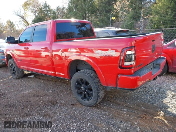 2020 Ram 2500 Laramie z VIN 3C6UR5FL5LG167208, wystawiony jako IAAI lot #41035465 z przebiegiem 206 427 mil mil oraz . Historia ofert i sprzedaży dostępna na DreamBid. Obrazek 3.