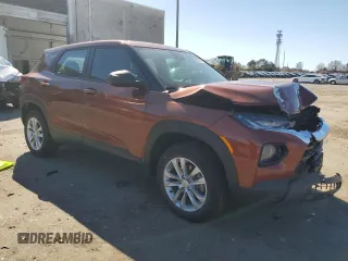 2021 Chevrolet TrailBlazer LS with VIN KL79MNSL2MB051037, listed as a Copart auction lot 49514115 with 68,180 mi miles and Salvage Title. Bid and sale history available at carsss.com. Image 4.