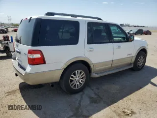 2007 Ford Expedition Eddie Bauer z VIN 1FMFU17557LA55621, wystawiony jako Copart lot #60856985 z przebiegiem 202 468 mil mil oraz Szkoda całkowita • Salvage title. Historia ofert i sprzedaży dostępna na DreamBid. Obrazek 3.