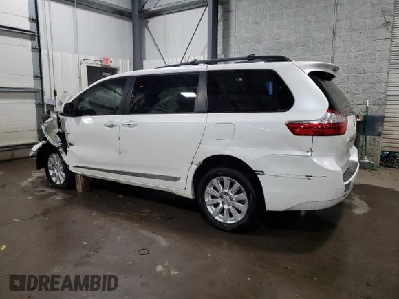 2015 Toyota Sienna Ltd with VIN 5TDDK3DC2FS098083, listed as a Copart auction lot 41796635 with 140,381 mi miles and Salvage Title. Bid and sale history available at carsss.com. Image 2.