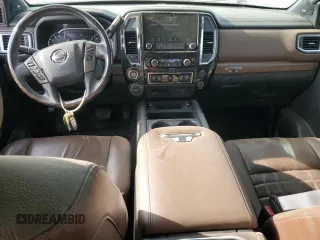 2021 Nissan Titan Pro-4X с VIN 1N6AA1ED9MN507438, выставлен на аукционе Copart как лот 50937215 с пробегом 52 374 миль миль и Списание • Salvage title. История ставок и продаж доступна на DreamBid. Изображение 8.