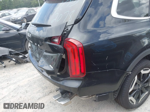 2025 Kia Telluride S with VIN 5XYP6DGC3SG612078, listed as a IAAI auction lot 42694686 with 12,167 mi miles and . Bid and sale history available at DreamBid. Image 17.