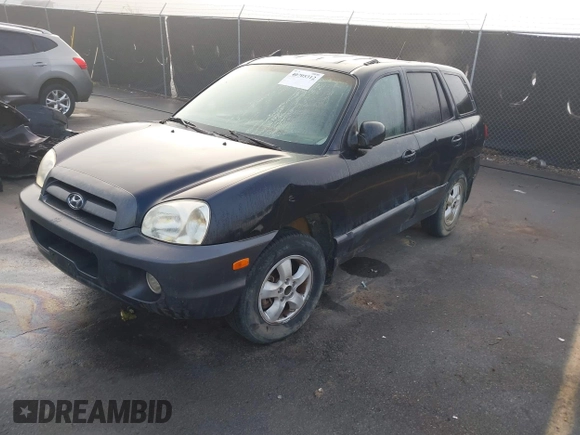 2005 Hyundai Santa Fe GLS with VIN KM8SC73D45U994851, listed as a IAAI auction lot 40705312 with 135,459 mi miles. Bid and sale history available at carsss.com. Image 17.