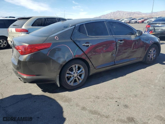 2013 Kia Optima EX with VIN 5XXGN4A70DG106827, listed as a Copart auction lot 44972985 with 163,731 mi miles and Salvage Title. Bid and sale history available at carsss.com. Image 3.
