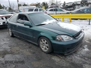 1999 Honda Civic EX with VIN 1HGEJ8148XL088700, listed as a Copart auction lot 42200665 with 201,071 mi miles and Salvage Title. Bid and sale history available at carsss.com. Image 4.