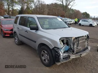 2010 Honda Pilot LX z VIN 5FNYF4H29AB002203, wystawiony jako IAAI lot #40858777 z przebiegiem 128 621 mil mil oraz . Historia ofert i sprzedaży dostępna na DreamBid. Obrazek 1.