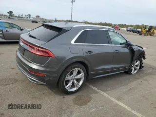 2019 Audi Q8 Premium Plus with VIN WA1BVAF15KD025823, listed as a Copart auction lot 49646583 with 59,976 mi miles. Bid and sale history available at carsss.com. Image 3.