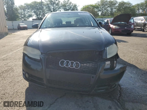 2007 Audi A4 2.0T with VIN WAUDF78E57A127434, listed as a Copart auction lot 61790355 with 203,514 mi miles and Salvage title. Bid and sale history available at DreamBid. Image 5.