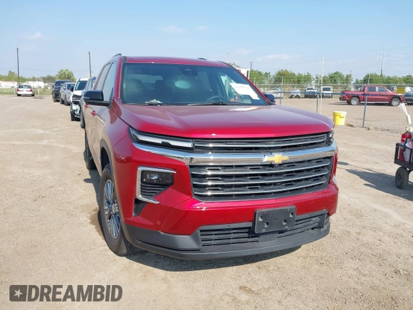 2024 Chevrolet Traverse FWD LT with VIN 1GNERGKS4RJ141560, listed as a IAAI auction lot 41190718 with 8,286 mi miles and . Bid and sale history available at DreamBid. Image 1.
